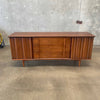 Mid Century Modern Walnut Nine Drawer Dresser By United