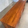 Mid Century Modern Walnut Nine Drawer Dresser By United