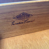 Mid Century Modern Walnut Nine Drawer Dresser By United
