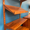 Cado One Bay Walnut Wall Unit Bookcase With Magazine Rack By Poul Cadovius