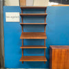Cado One Bay Walnut Wall Unit Bookcase With Magazine Rack By Poul Cadovius
