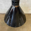 Vintage Mid Century Modern Black Porcelain Enamel Finish Preway Fireplace