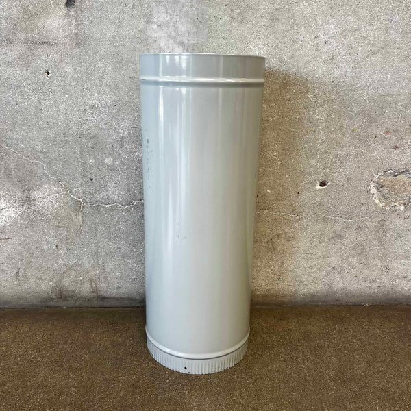 Vintage MCM Original Ash Porcelain Enamel Finish Malm "Zircon" Fireplace Pipe #1