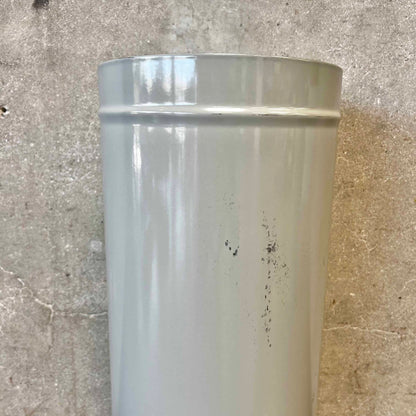 Vintage MCM Original Ash Porcelain Enamel Finish Malm "Zircon" Fireplace Pipe #1