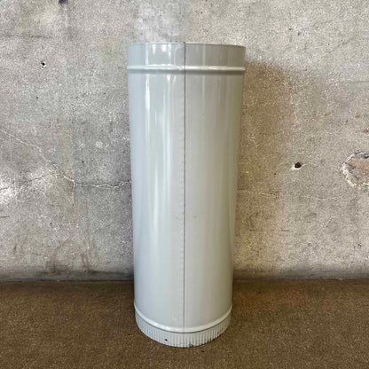 Vintage MCM Original Ash Porcelain Enamel Finish Malm "Zircon" Fireplace Pipe #3