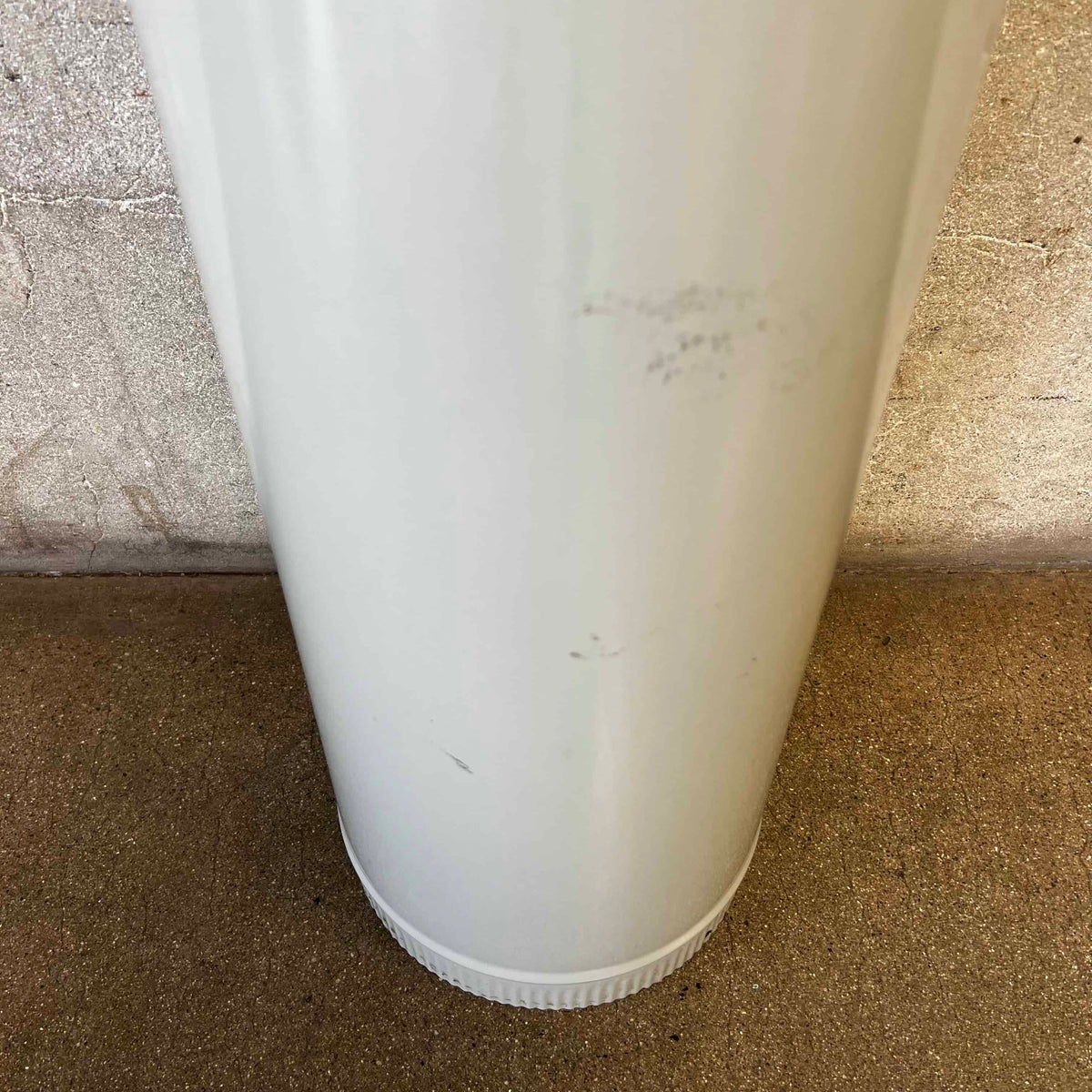 Vintage MCM Original Ash Porcelain Enamel Finish Malm "Zircon" Fireplace Pipe #3