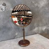 Antique 1950's Double Sided Mirror & Magnifier
