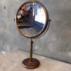 Antique 1950's Double Sided Mirror & Magnifier