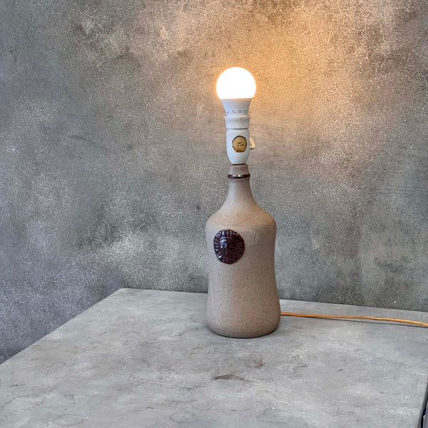 Danish Ceramic Table Lamp By Knabstrup Atelier