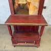 Antique Prie Dieu Cabinet With Caravaggio Oil On Canvas