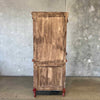 Antique Prie Dieu Cabinet With Caravaggio Oil On Canvas