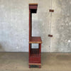 Antique Prie Dieu Cabinet With Caravaggio Oil On Canvas
