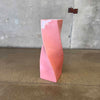 Vintage Large Twist Ceramic Vase