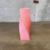 Vintage Large Twist Ceramic Vase