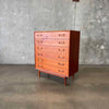 Danish Modern Highboy Dresser In Teak