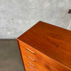 Danish Modern Highboy Dresser In Teak