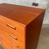 Danish Modern Highboy Dresser In Teak