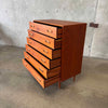 Danish Modern Highboy Dresser In Teak