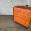 Danish Modern Highboy Dresser In Teak