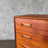 Danish Modern Highboy Dresser In Teak