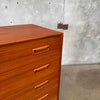 Danish Modern Highboy Dresser In Teak