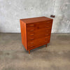 Danish Modern Highboy Dresser In Teak
