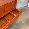 Danish Modern Highboy Dresser In Teak