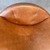 Vintage Cognac Leather Gaviota Lounge Chair by Ricardo Fasanello