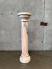 Vintage Blush Marble Pedestal #1