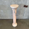 Vintage Blush Marble Pedestal #1