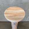 Vintage Blush Marble Pedestal #1