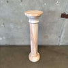 Vintage Blush Marble Pedestal #2