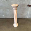 Vintage Blush Marble Pedestal #3