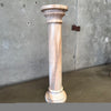 Vintage Blush Marble Pedestal #3