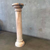 Vintage Blush Marble Pedestal #3