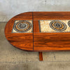 Mid Century Danish Rosewood Dropleaf Dining Table
