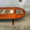 Mid Century Danish Rosewood Dropleaf Dining Table