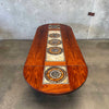 Mid Century Danish Rosewood Dropleaf Dining Table