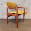 Three Piece Set Of Teak Dining/Occasional Chairs