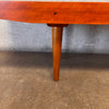 Mid Century Modern Slate Bench Made In Mahogany