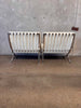 Pair Of Replica Barcelona Chairs w/Leather Cushions & Straps