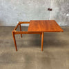 Teak & Oak Flip Top Dining Table By Borge Mogensen For Soberg Mobelfabrik