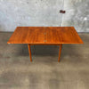 Teak & Oak Flip Top Dining Table By Borge Mogensen For Soberg Mobelfabrik