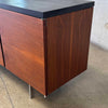 Mid Century Slate Top Credenza