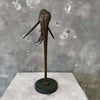 Itzik Benshalom Bronze Dancing Woman Sculpture