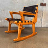 Angel Pazmino for Muebles de Estilo, 1967 Quito Ecuador Designer Rocker