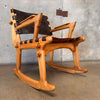 Angel Pazmino for Muebles de Estilo, 1967 Quito Ecuador Designer Rocker