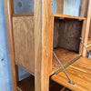 Oak Three Bay Wall Unit by Lou Hodges for California Design Group - Dual Sided