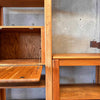 Oak Three Bay Wall Unit by Lou Hodges for California Design Group - Dual Sided