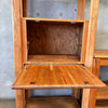 Oak Three Bay Wall Unit by Lou Hodges for California Design Group - Dual Sided